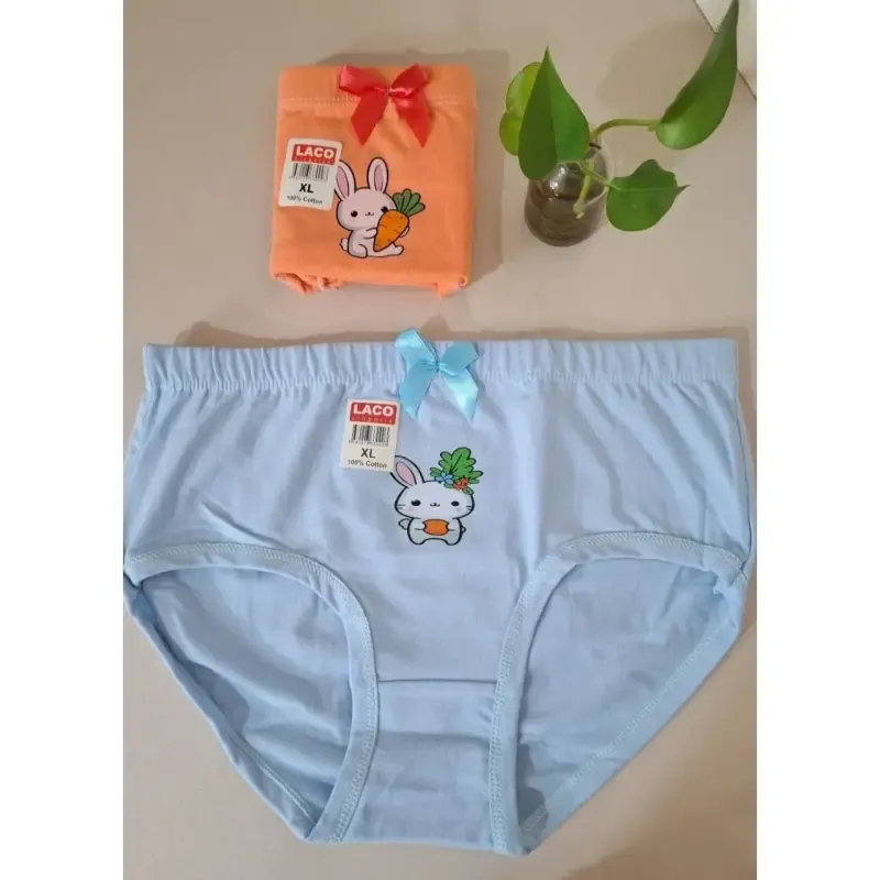 شورت عروسکی زنانه و دخترانه نخی سایز XL طرحدار فاق بلند - تصویر 5