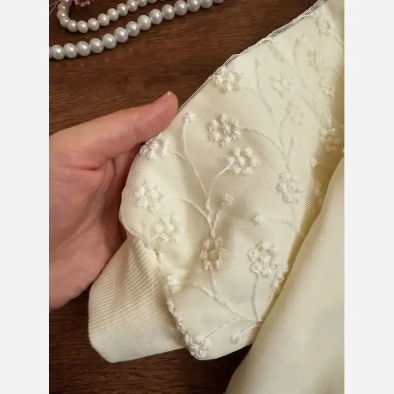 بلوز دورس دخترانه مروارید پانچ شده سایز 40 تا 65 - تصویر 3