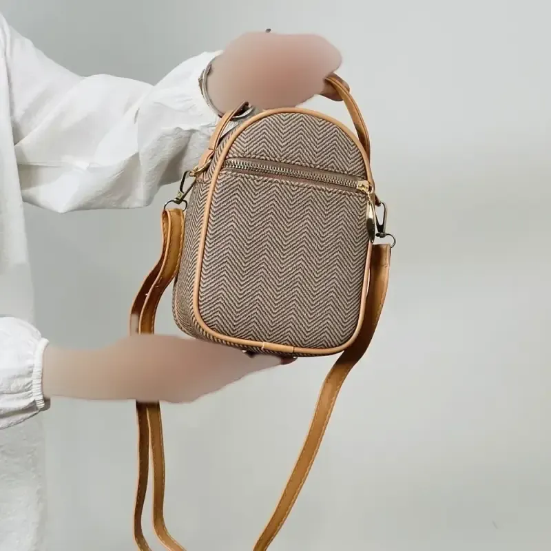 کیف ایستاده زنانه جنس شرانگ بند دستی و دوشی قابل تنظیم - تصویر 7
