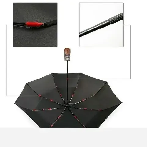 چتر اتوماتیک لوکس برند RST ضد باد و مقاوم - تصویر 4