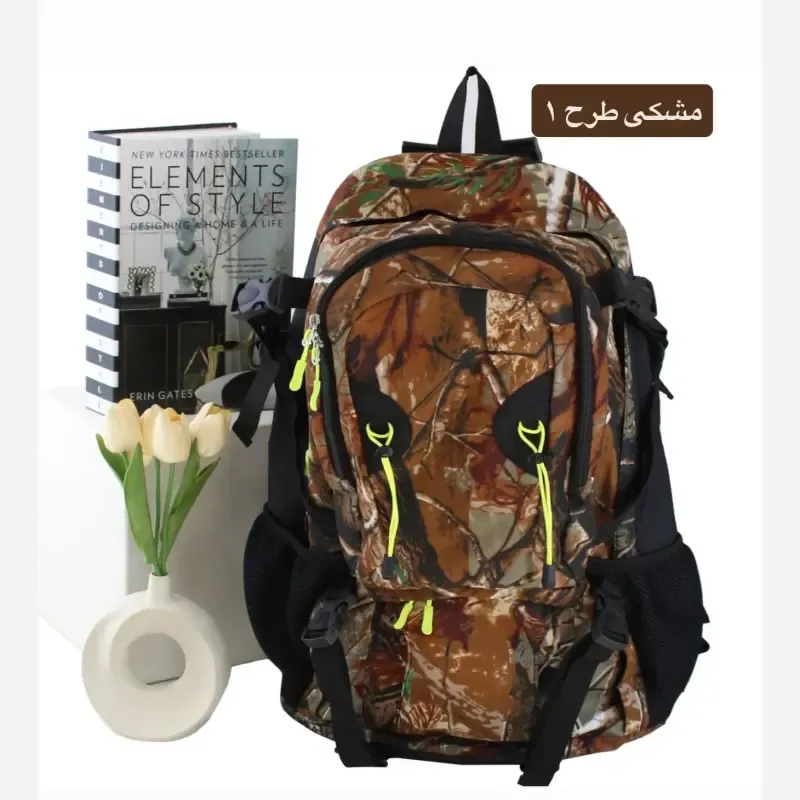کوله پشتی مسافرتی و ورزشی پارچه ای مدل 9327 - تصویر 7