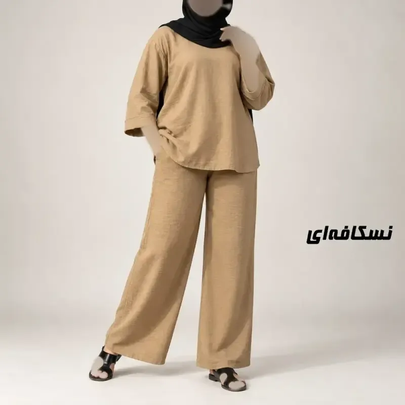 ست بلوز شلوار زنانه صوفیا فری سایز مناسب تا سایز 50 - تصویر 4