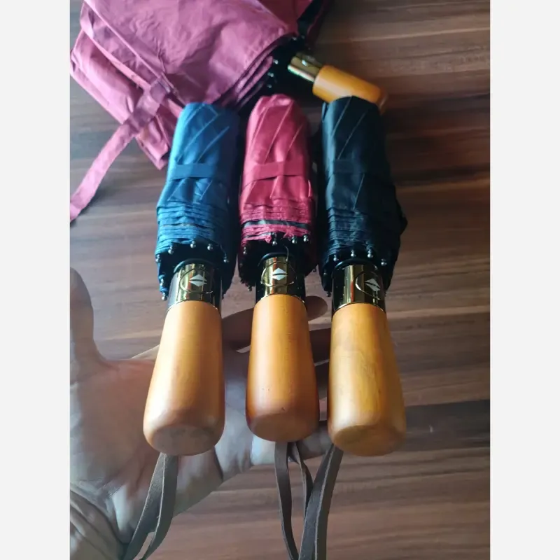 چتر اتوماتیک طوفان دسته چوب 10 فنر قواره بزرگ ضد باد دو نفره واترپروف آب گریز - تصویر 3