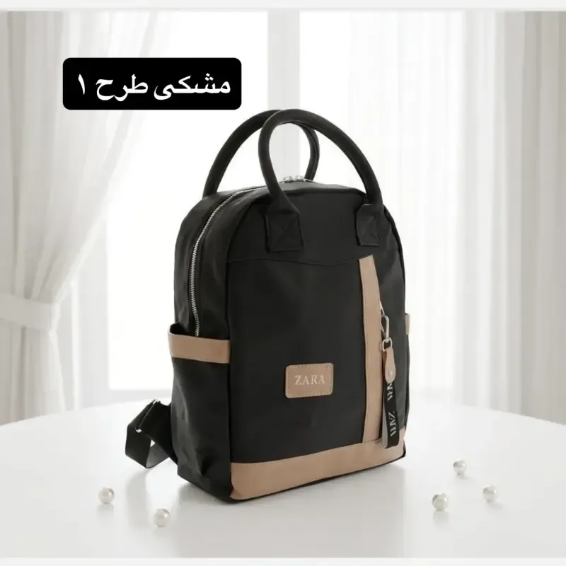 کوله فانتزی دخترانه برزنتی روزمره و مدرسه سه بند - تصویر 7