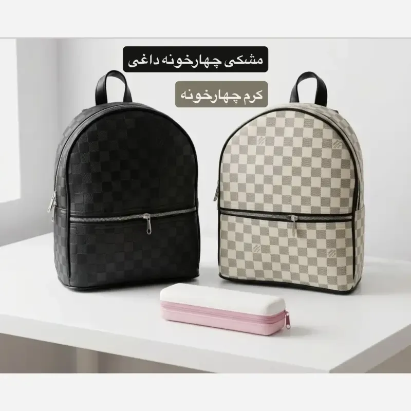 کوله پشتی چرم مصنوعی اسپرت روزمره مدرسه و دانشگاه - تصویر 2
