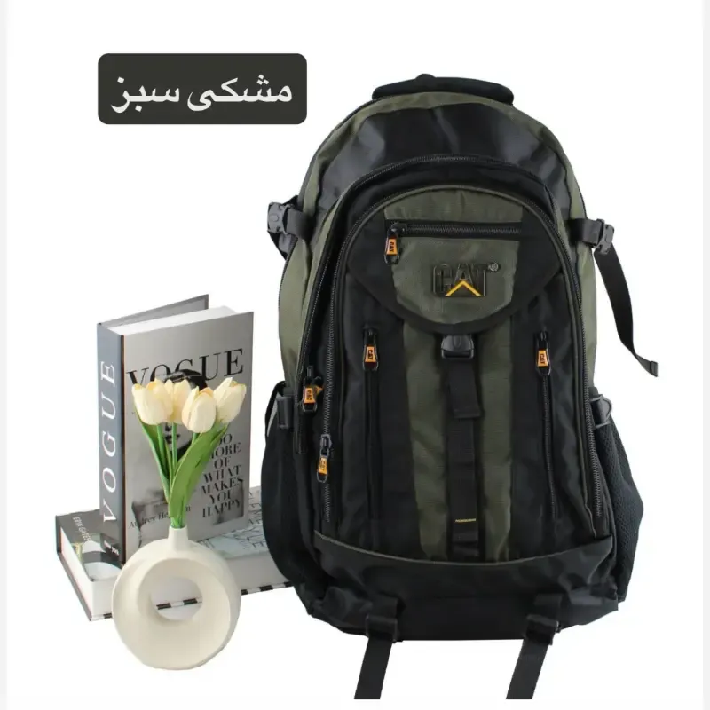 کوله پشتی روزمره و مدرسه پارچه ای دارای بند بلند و جیب دار - تصویر 2