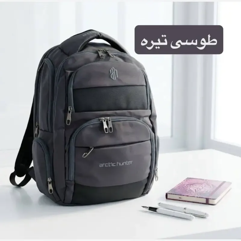 کوله پشتی کتانی اسپرت مدرسه و دانشگاه ابعاد 50 در 30 سانتیمتر - تصویر 6
