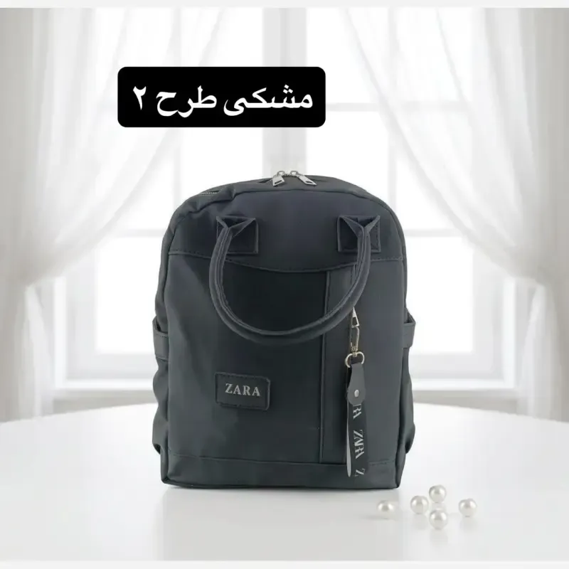 کوله فانتزی دخترانه برزنتی روزمره و مدرسه سه بند - تصویر 4