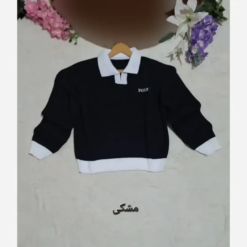 کراپ بافت پولو زنانه و دخترانه فری سایز - تصویر 9