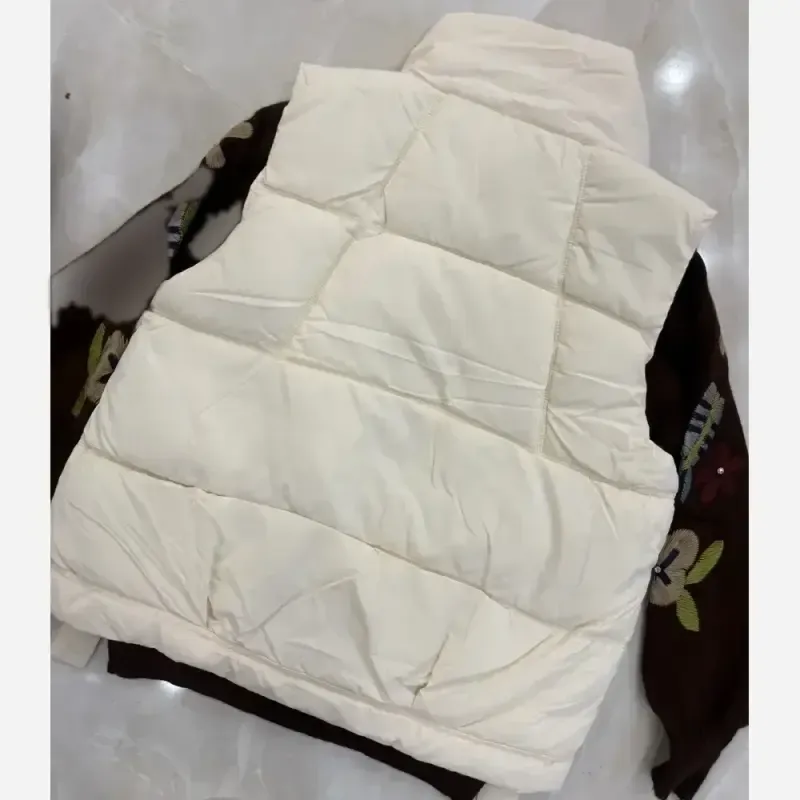 پافر کوتاه بارونی وارداتی داخل پشم سفید باکیفیت قد 65 - تصویر 3