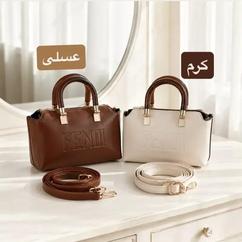 کیف پاسپورتی چرم مصنوعی زنانه ابعاد 19 در 12 در 8 سانتیمتر رنگ مشکی رسمی و مجلسی - تصویر 3