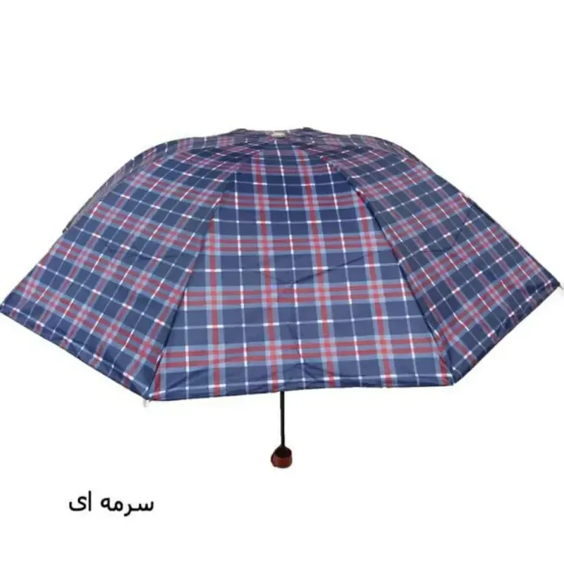 چتر چهار خانه تاشو ضد باد سبک و کمجا پارچه ضد آب مناسب باران و آفتاب زنانه و مردانه - تصویر 15