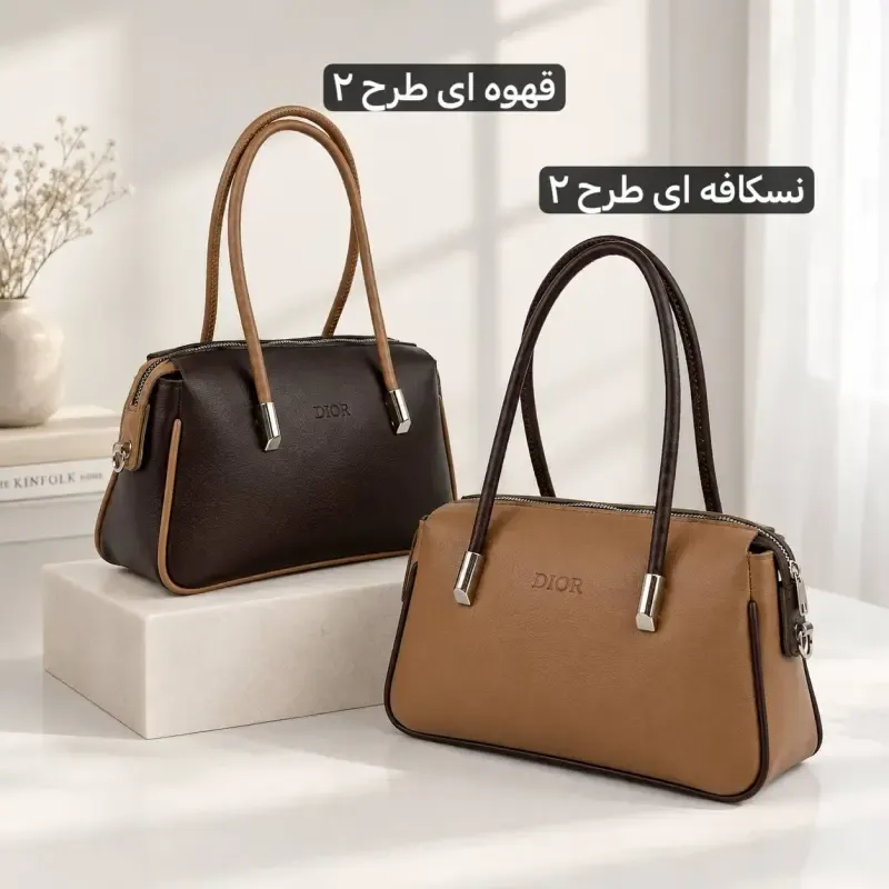 کیف زنانه روزمره چرم مصنوعی ابعاد 25 در 17 سانتیمتر - تصویر 6