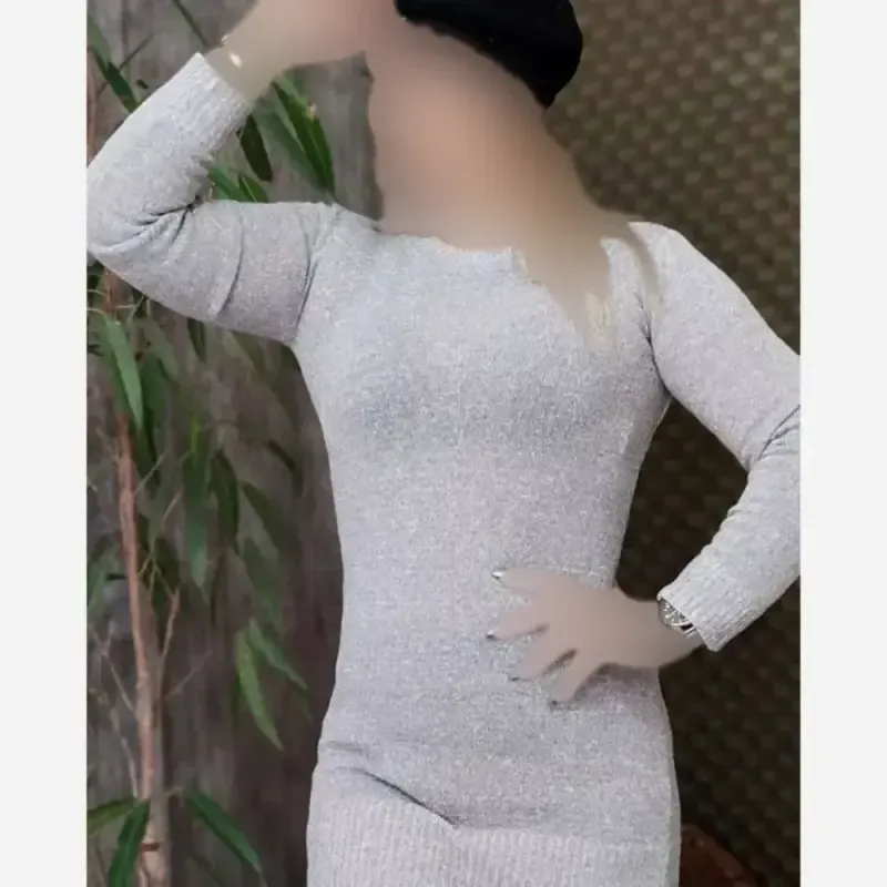 بلوز بافت زنانه ساده آکریلیک سایز 38 تا 48 - تصویر 5