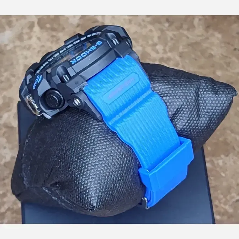 ساعت مچی عقربه ای دیجیتال جی شاک مدل CASIO G-SHOCK 5478 دوزمانه صفحه مشکی بند آبی - تصویر 3