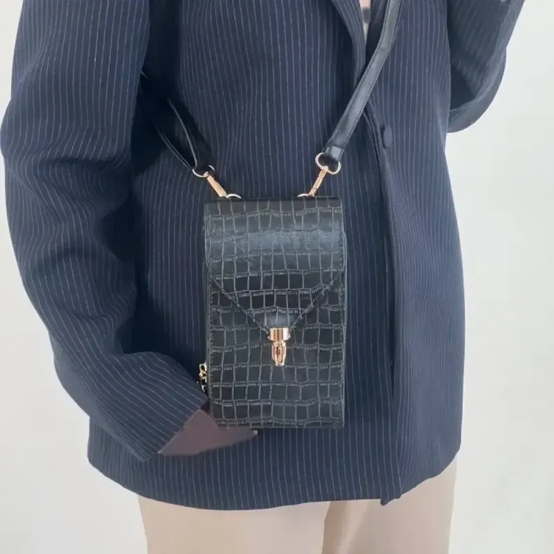 کیف دوشی چرم طرح سنگی - تصویر 6