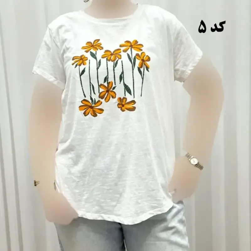 تیشرت طرحدار وارداتی کد 1174 سایزبندی کامل S تا XXXL بدون آبرفت و رنگ رفت - تصویر 3