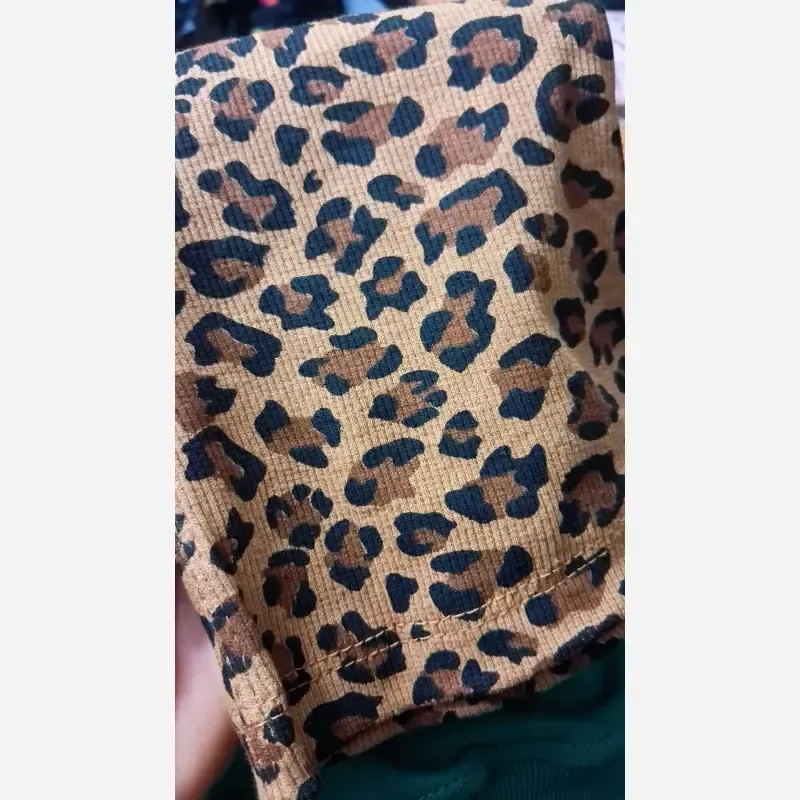 ست بلوز و شلوار دورس دخترانه طرح پلنگی رنگبندی متنوع سایز 35 تا 45 - تصویر 6