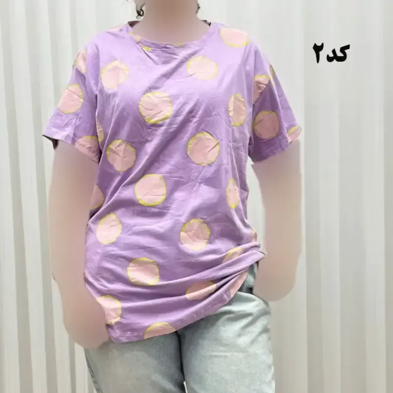تیشرت طرحدار H&M کد 1170 آبرفت و رنگ رفت ندارد چروک نمیشود سایزبندی کامل S تا XXXL - تصویر 3