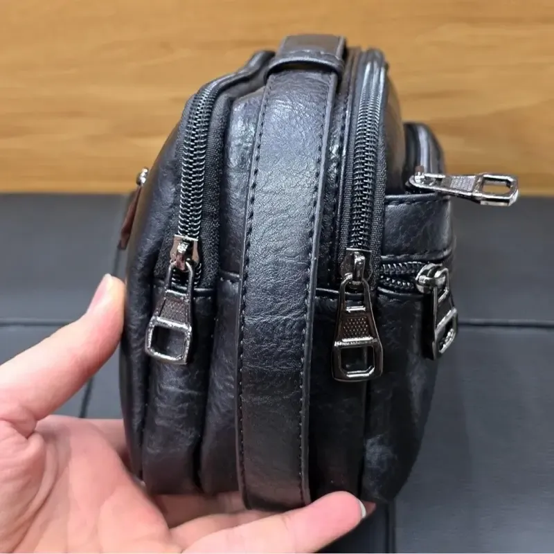 کیف دستی مردانه شوزبگ چرم سوگو خارجی ضد خش - تصویر 4