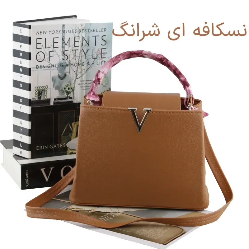 کیف زنانه چرم مصنوعی دستی و دوشی رسمی و مجلسی - تصویر 4
