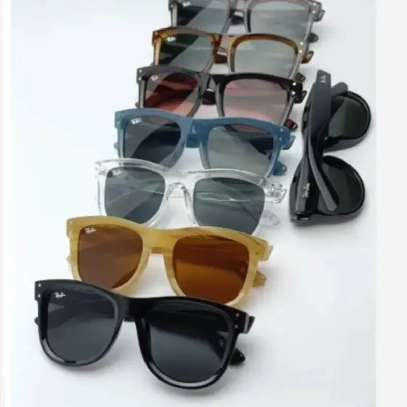 عینک آفتابی ری بن مدل ویفرر ریورس Ray-Ban RBR0502S با فریم کائوچویی و محافظت UV400 - تصویر 20