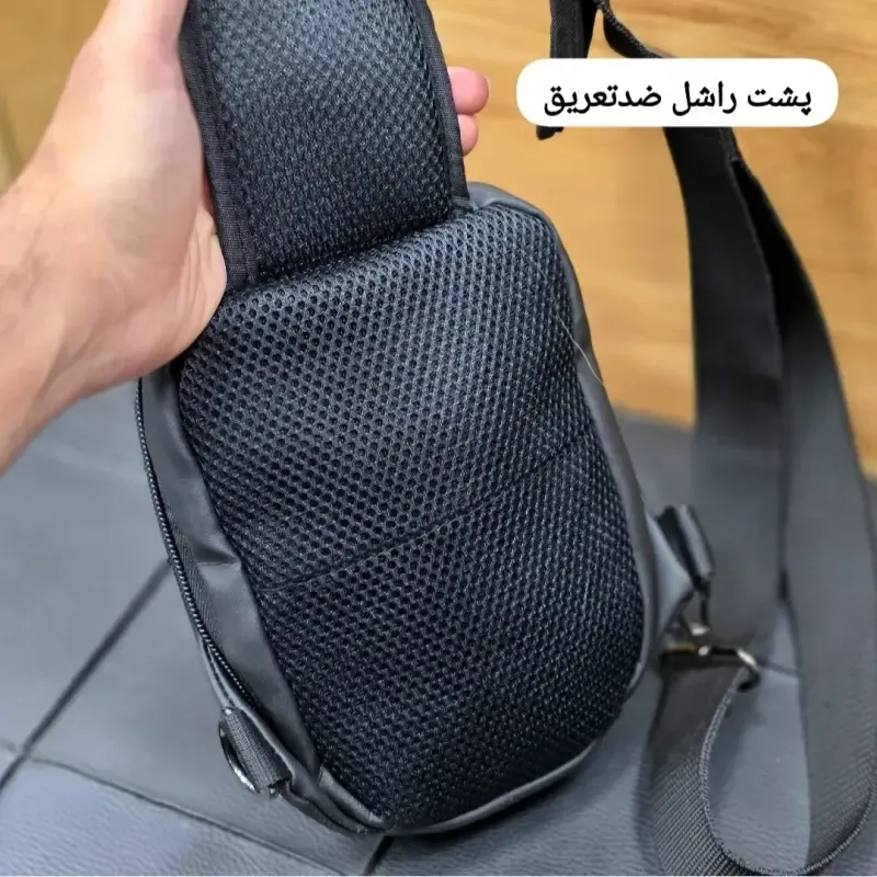 بادی بگ هاردکیس بنج ضد آب پارچه اسکین خارجی رنگ مشکی ابعاد 22 در 15 سانتی متر - تصویر 8
