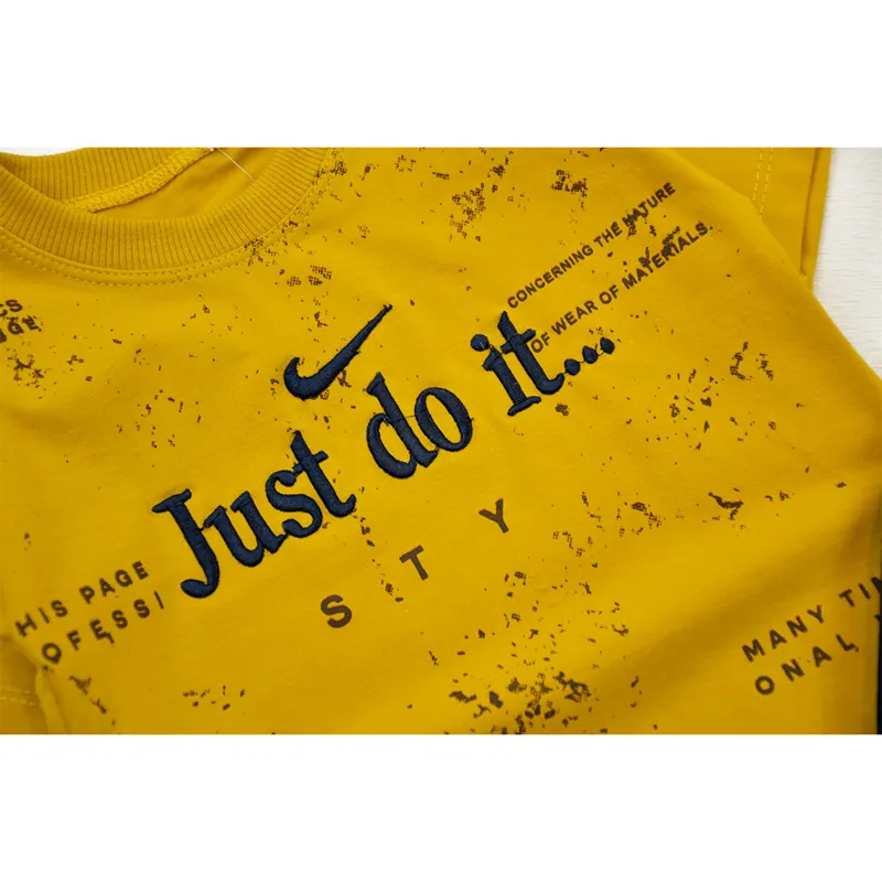 تیشرت و شلوارک پسرانه JUST DO IT جنس پنبه - تصویر 2