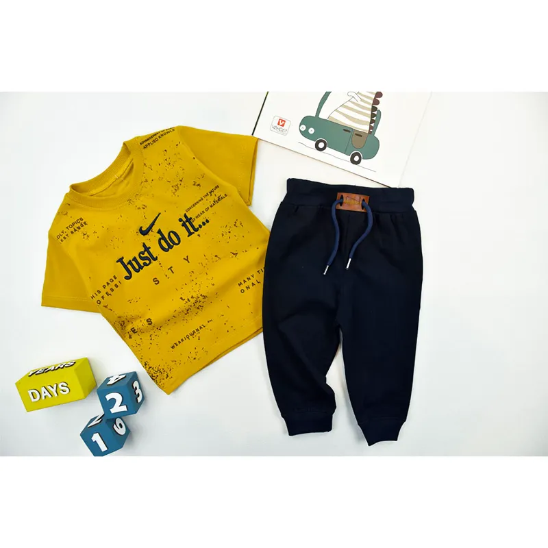 تیشرت و شلوارک پسرانه JUST DO IT جنس پنبه - تصویر 6