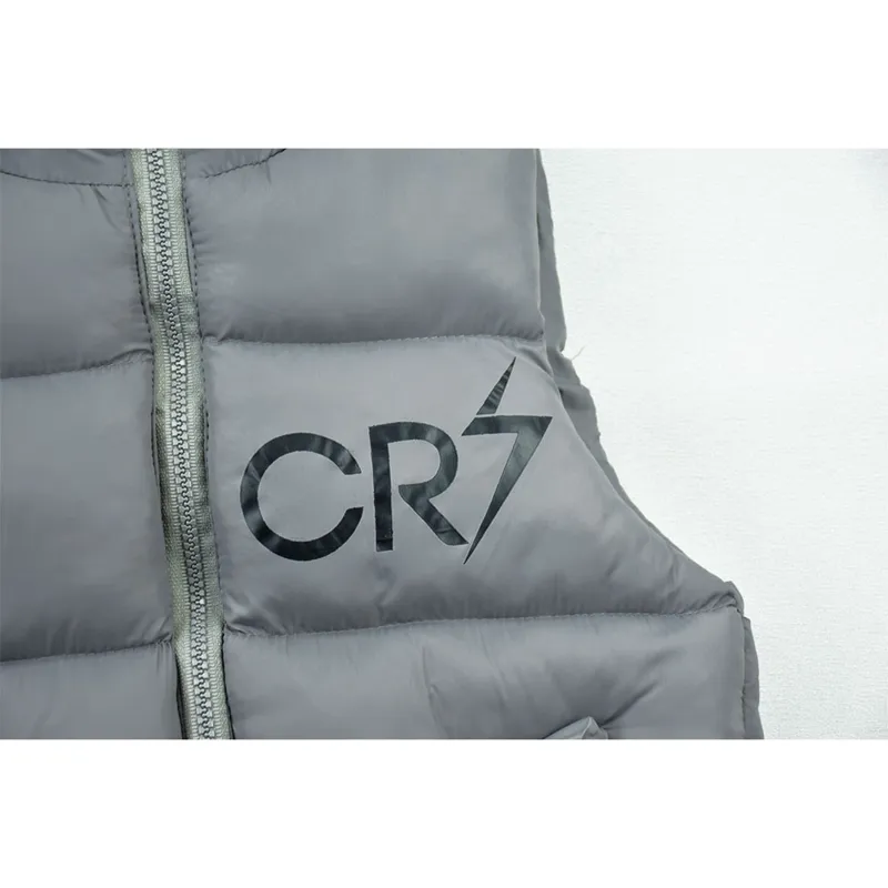 پافر کیفدار پسرانه CR7 طوسی روشن - تصویر 3