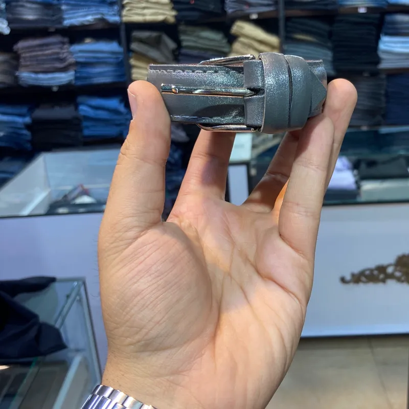 کمربند چرم مصنوعی زنانه باریک ساده طول 108 سانتیمتر عرض 2 سانتیمتر - تصویر 4