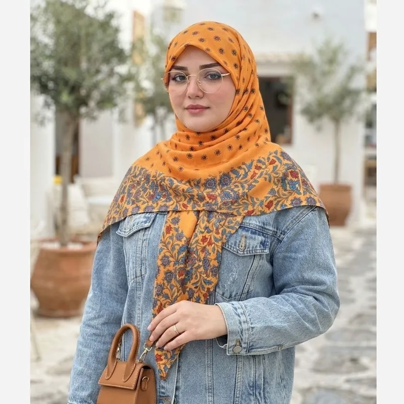 روسری نخ کاستوم طرح وصال سایز 140 - تصویر 2
