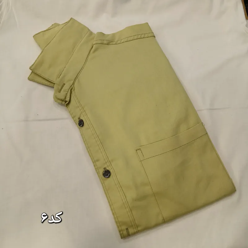 پیراهن آستین بلند مردانه کتان کاغذی تک جیب - تصویر 8
